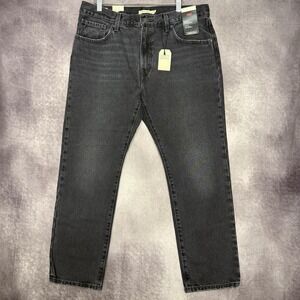 NWT‎ Levis Middy Straight Jeans Women Size 33 Charcoal Gray Mid Rise Relaxed Leg